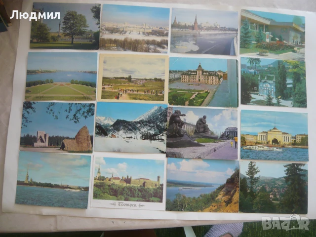 стари пощенски картички с изгледи от много страни, снимка 5 - Колекции - 50517527