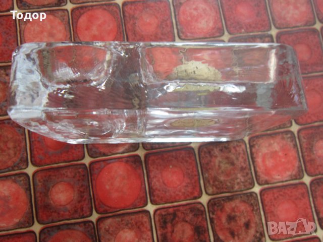 Немски кристален пепелник за лула , снимка 6 - Колекции - 36644186