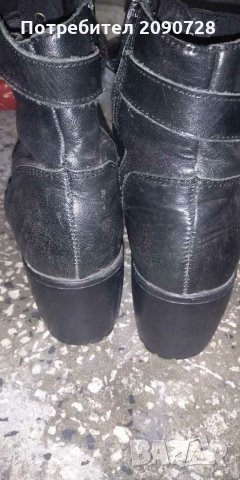 Кубинки от естествена кожа, снимка 2 - Дамски боти - 29995492