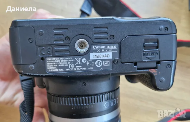 Canon EOS 500D – за ремонт или части + нова батерия и калъф, снимка 5 - Фотоапарати - 55756199