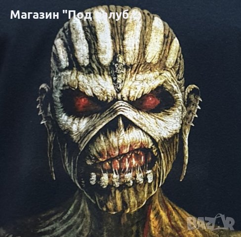 Нова мъжка тениска със ситопечат на музикалната група IRON MAIDEN - The Book of Souls, снимка 3 - Тениски - 29878378