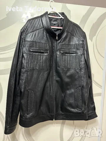 Кожено яке, снимка 7 - Якета - 48285486