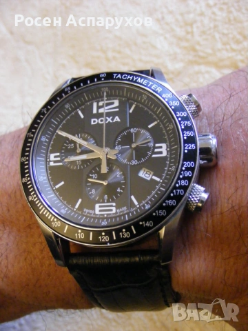 Doxa Tachymeter 285.10 Men's Watch, снимка 6 - Мъжки - 53906360