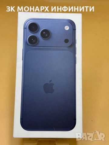 телефон Iphone 17 Pro Max 256GB Deep Blue 2г. Гаранция!, снимка 3 - Apple iPhone - 52843808