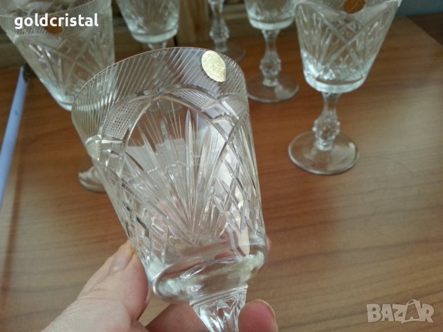 Стар български кристал СИП, снимка 4 - Антикварни и старинни предмети - 36991476