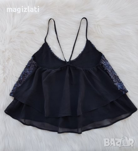 Дамски топ с паети размер С-М, снимка 2 - Корсети, бюстиета, топове - 37137042