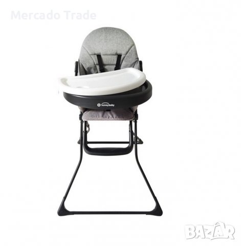 Детско столче Mercado Trade, За хранене, Сгъваем, Сив, снимка 3 - Столчета за хранене - 40012457