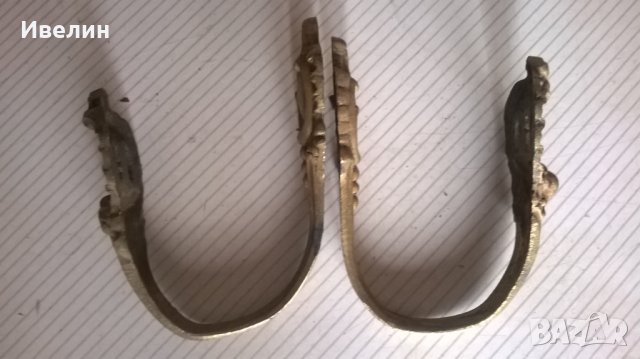 две барокови закачалки, снимка 3 - Антикварни и старинни предмети - 31810732