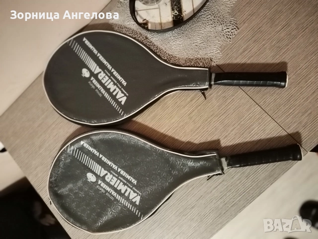 Ретро латвийски тенис ракети Valmera – комплект от 2 бр.