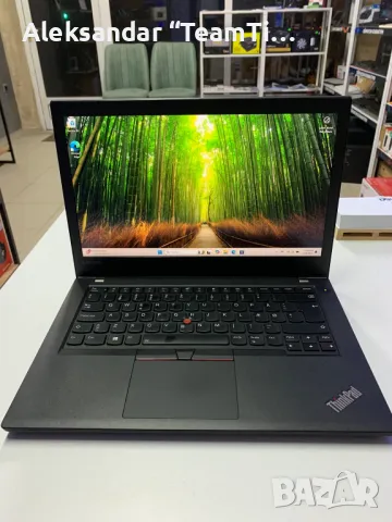 Лаптоп Lenovo ThinkPad T470 с Touchscreen и две батерии, Windows 11+ 1 година гаранция, снимка 1