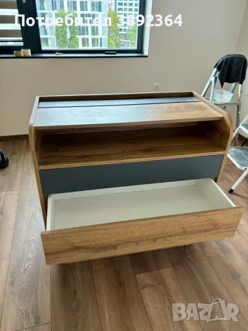 Скрин / Комод с три чекмеджета с размери Ш:100/Д:50/В:90 см / Модел - Кенда Плюс, снимка 4 - Скринове - 56198009