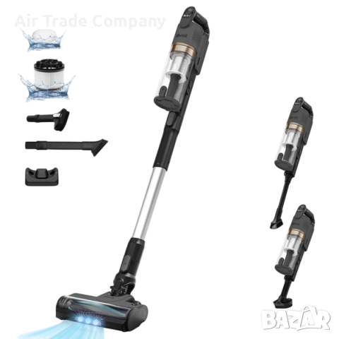 Вертикална прахосмукачка Levoit LVAC-200, черна, снимка 2 - Прахосмукачки - 51848941