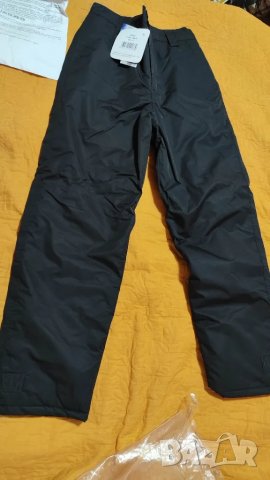 Работен нов топлозащитен зимен панталон размер L, черен цвят 