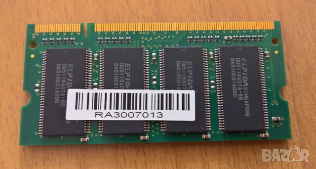 512MB DDR1 333Mhz ram памет за лаптоп, снимка 2 - RAM памет - 51379497