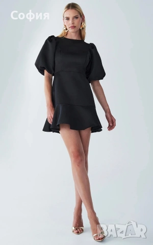 Нова черна рокля BWLDR,р-р С, снимка 2 - Рокли - 53950044