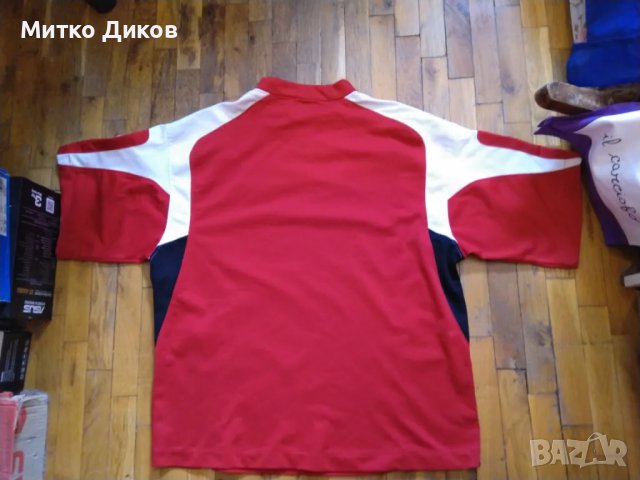 Тениска ЦСКА маркова на Ушлспорт размер ХХЛ-отгоре додолу 73см и подмищници 62см, снимка 7 - Футбол - 49600886