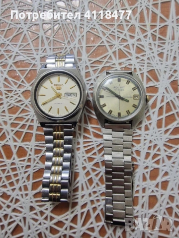 SEIKO 5 авоматик и POLJOT 