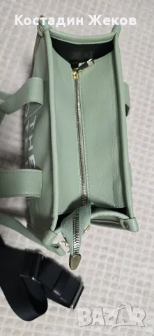 Нова. Marc Jacobs The Leather Mini Tote Bag , снимка 6 - Чанти - 55879086