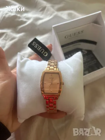 GUESS  Иноксов часовник с диамант, Rose Gold, снимка 6 - Дамски - 49804996