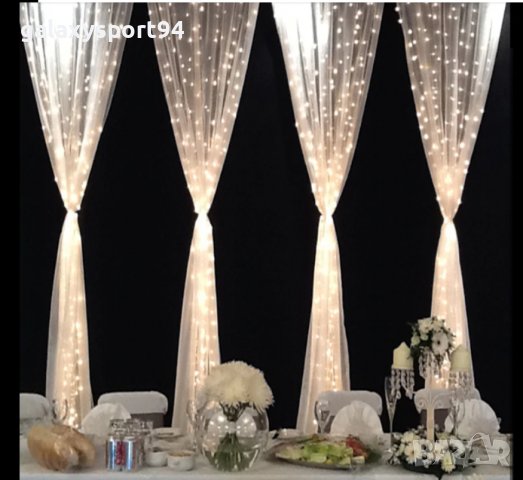 Син Падащ Водопад с 8 програми 420л 3 х 3м опция снаждане, снимка 8 - Лед осветление - 38223620