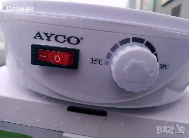 Уред за сушене, изсушаване на плодове и зеленчуци месо и подправки AYCO 250 W 4 рафта от 40 до 70 гр, снимка 7 - Други - 37635924