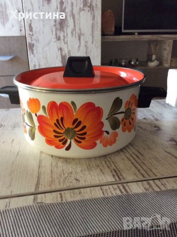 Българска тенджера емайл, снимка 1