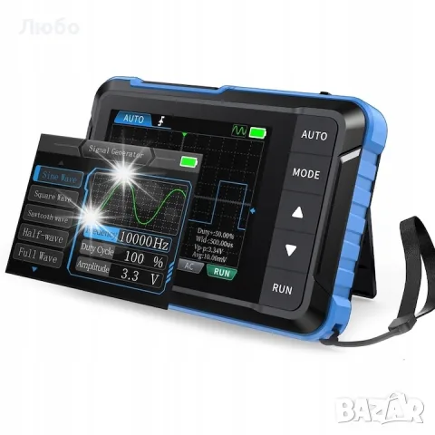 Преносим осцилоскоп 2-в-1 Fnirsi DSO153, цифров осцилоскоп 1 MHz, 5MS/s