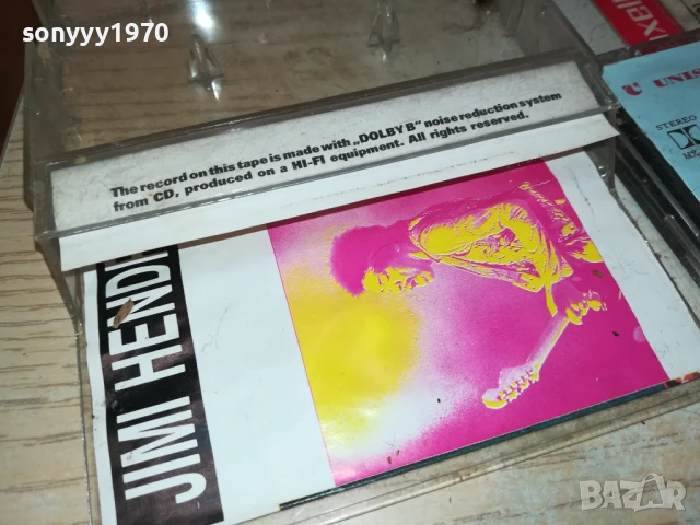 JIMI HENDRIX-UNISON ORIGINAL TAPE 2207251651, снимка 4 - Аудио касети - 51106791
