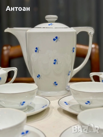 Сервиз за кафе - Чехословакия 1930 г. , снимка 6 - Антикварни и старинни предмети - 53263044