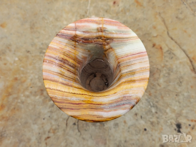 Ваза от Мраморен Оникс , снимка 5 - Декорация за дома - 52113633