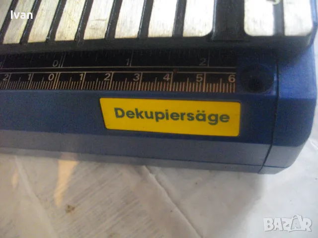 ЕЛЕКТРИЧЕСКИ МИНИ КОНТУРЕН ТРИОН НЕМСКИ ПРОФЕСИОНАЛЕН РЯЗАНЕ ДЪРВО С РЕГУЛАЦИЯ ДО 90мм DEKUPIERSAGE, снимка 6 - Други инструменти - 48708031