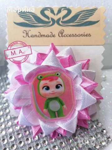 Край бейби- екслюзивни аксесоари за коса на плачещи кукли Cry Babies, снимка 3 - Шноли, диадеми, ленти - 31923617