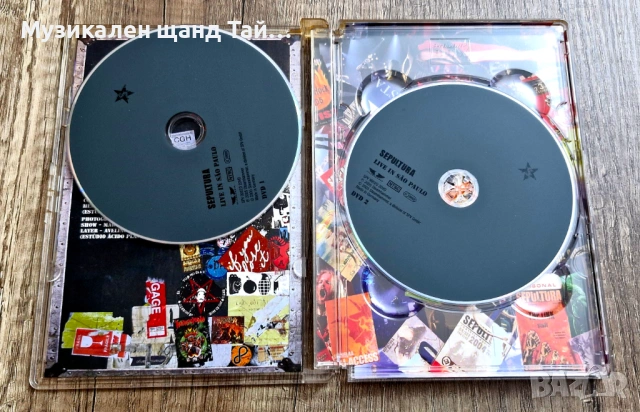 DVD Музика: Sepultura - Live In Sao Paolo - 2 DVD, снимка 3 - DVD дискове - 54029751