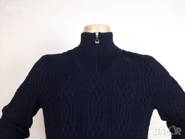 Dale of Norway Hoven - Оригинален мъжки пуловер с цип размер L, снимка 8 - Пуловери - 52514934
