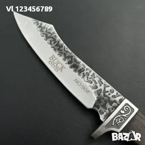Ловен нож BUCK KNIVES 90 , 5CR13Моv, 170x300 mm, снимка 3 - Ножове - 50727796