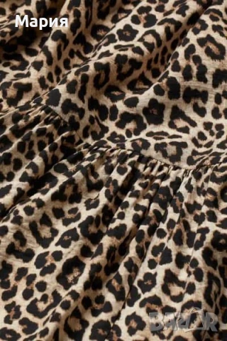 Рокля H&M леопардов принт, снимка 5 - Рокли - 53309179