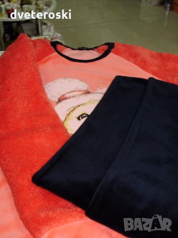 Дамска пижама плюш С размер, снимка 9 - Комплекти - 30537672