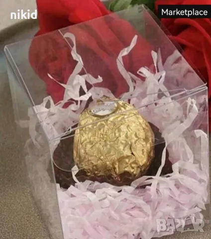 5 см кутия прозрачна кутии кутийки за подарък декорация сувенир , снимка 10 - Други - 39266764