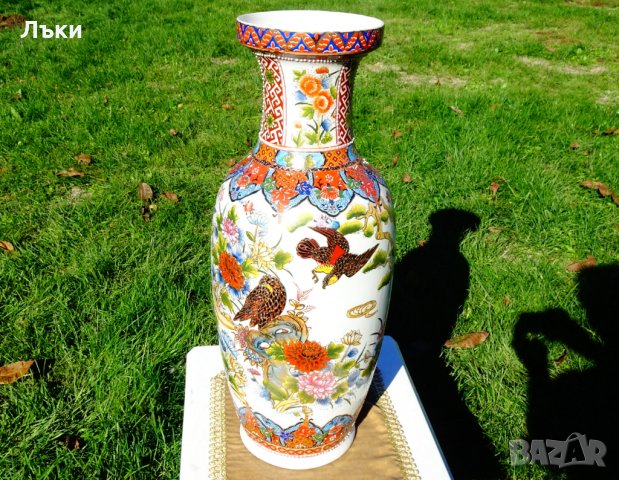 Ming Dynasty китайска порцеланова ваза 62 см. , снимка 1 - Вази - 30697912