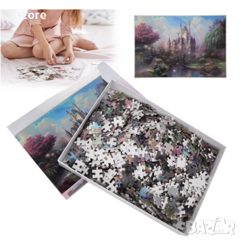 Пъзел от 1000 части различни видове - Jigsaw Puzzle, снимка 2 - Игри и пъзели - 52739130