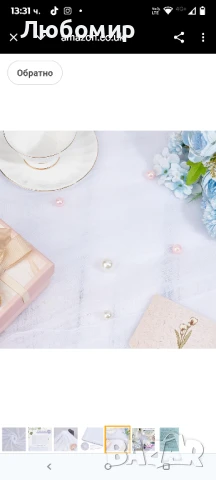 OLYCRAFT 5 м/5,5 ярда бял тюл платове широки 1,6 м шифон прозрачен креп плат марля мрежа болтови

, снимка 2 - Рокли - 50663867