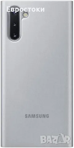 Оригинален калъф Samsung Galaxy Note 10, Galaxy Note 10 5G Clear View Cover – сребрист, снимка 2 - Калъфи, кейсове - 49426329
