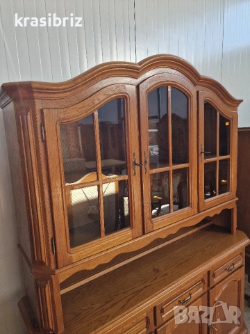 Масивна Витрина -внос от Германия! , снимка 3 - Секции и витрини - 54354775