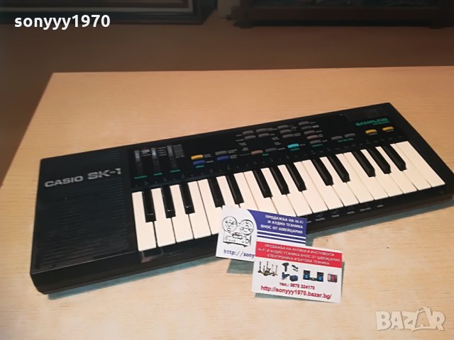 ПОРЪЧАНО-CASIO SK-1 JAPAN-ВНОС SWITZERLAND, снимка 5 - Синтезатори - 29247117