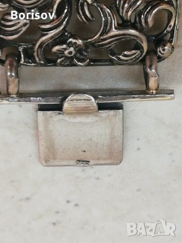  Сребърна гривна , снимка 4 - Антикварни и старинни предмети - 30634643