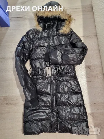 Зимно черно яке, снимка 3 - Якета - 48221762