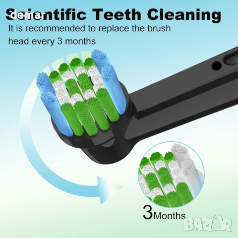 Резервни глави за електрическа четка за зъби, съвместими с Oral B Braun, 16 броя, снимка 7 - Други - 53900540