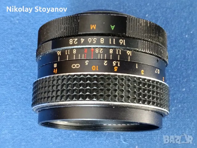 Обектив PORST Super - weitwinkel 1:2,8/28mm auto H, снимка 2 - Обективи и филтри - 48598401