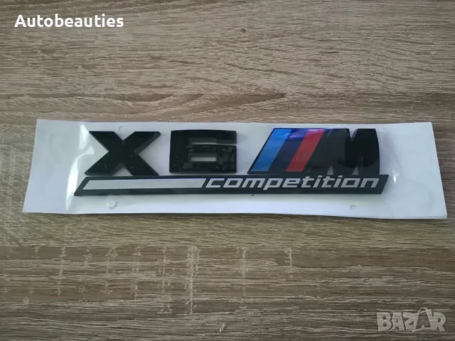 BMW X6 M Competition черна емблема лого