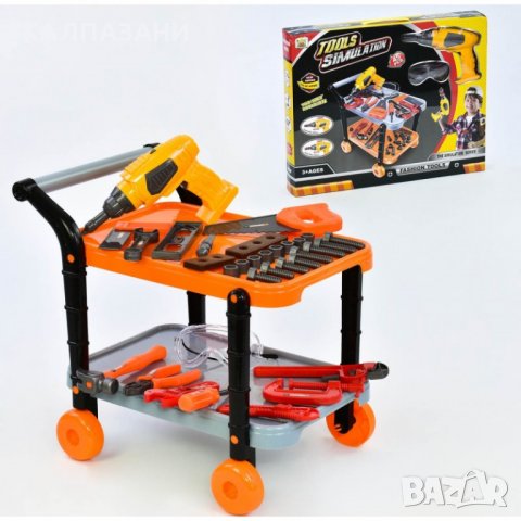 МАЙСТОРСКА МАСА С ИНСТРУМЕНТИ ВИНТРОВЕРТ И ОЧИЛА 36778 68